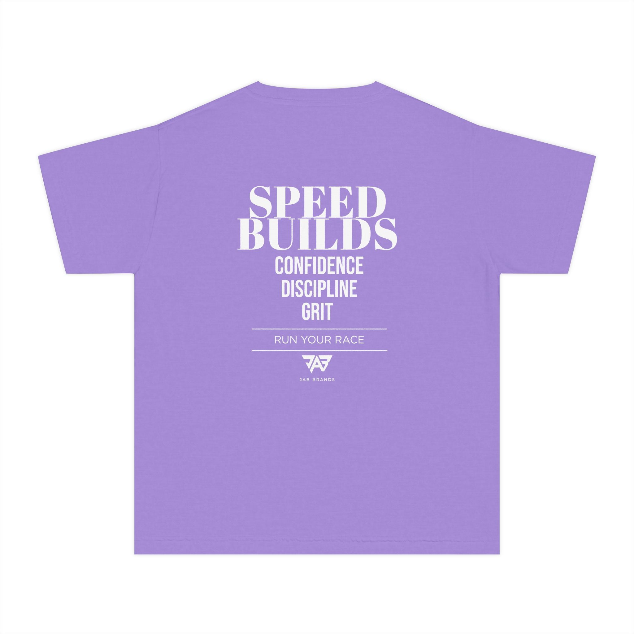 "Speed Builds: Confidence, Discipline, Grit" Youth T Shirt (Youth)