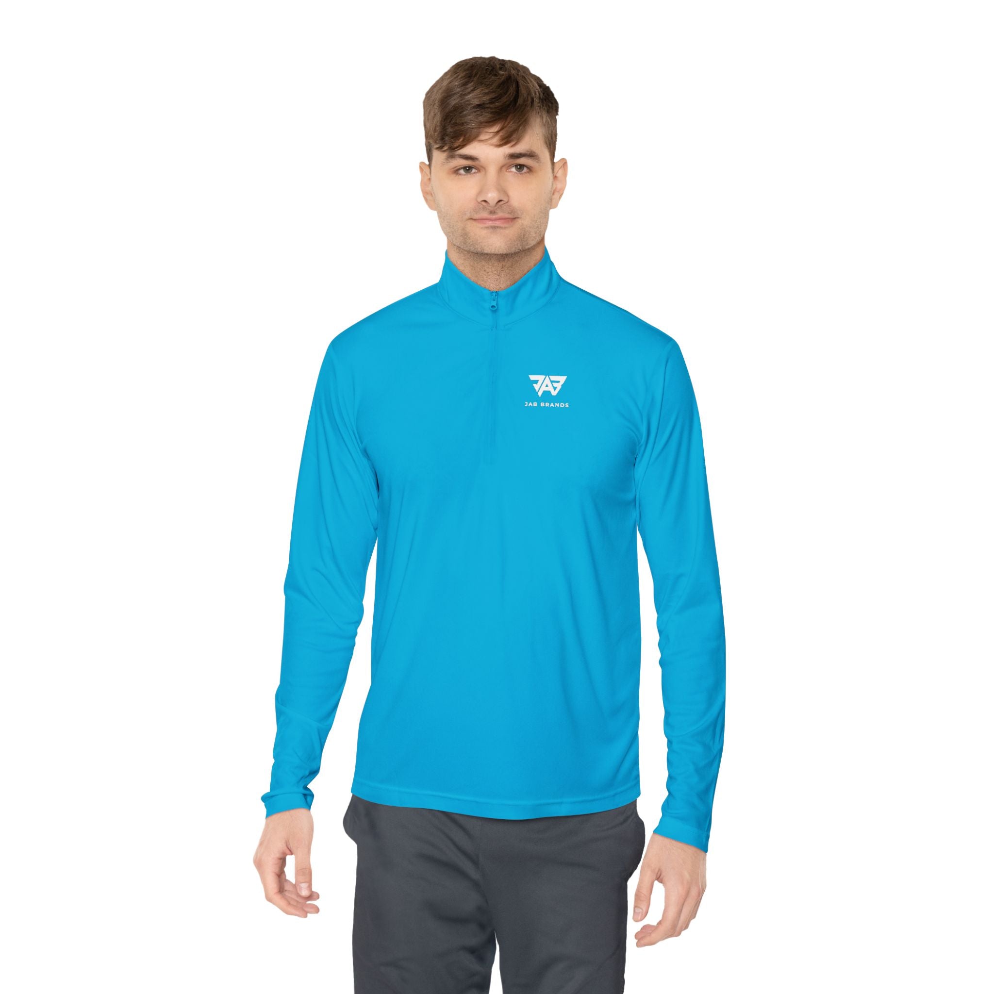 JAB Logo (White Text) Quarter-Zip Pullover