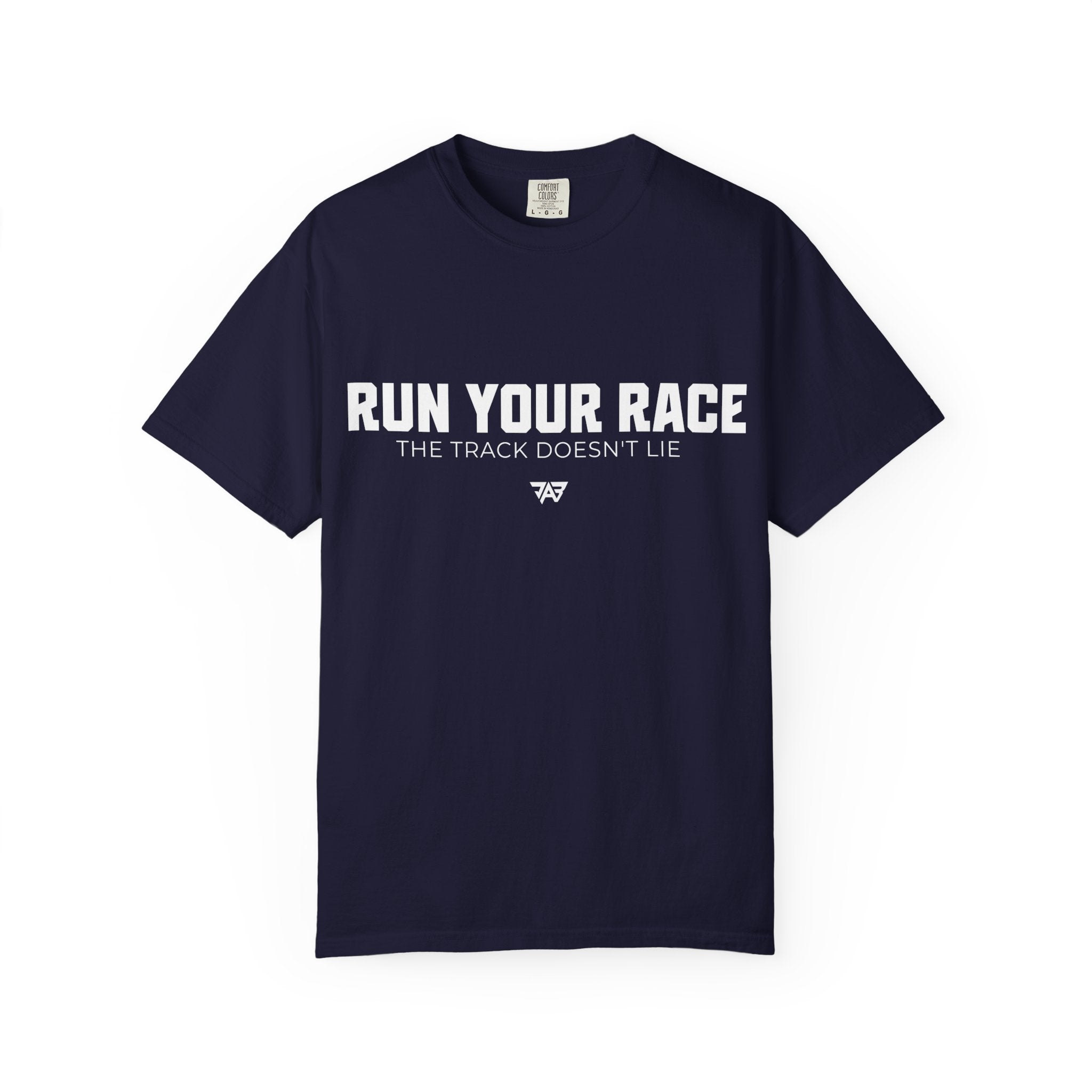 Run Your Race T-Shirt —  Track & Field Lifestyle Shirt (Adult)